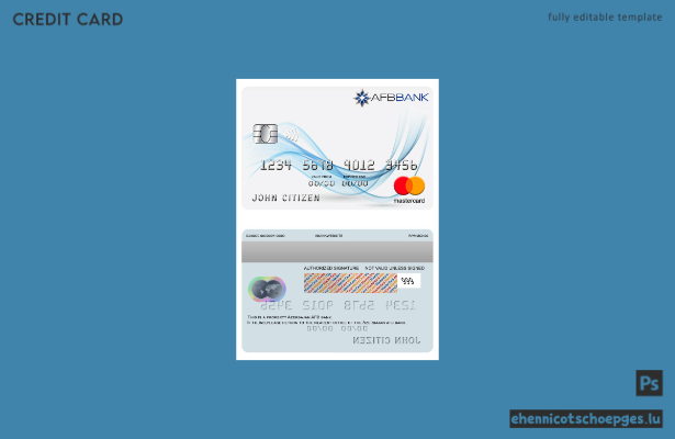 Beispielvorschau der Azerbaijan AFB Bank Mastercard